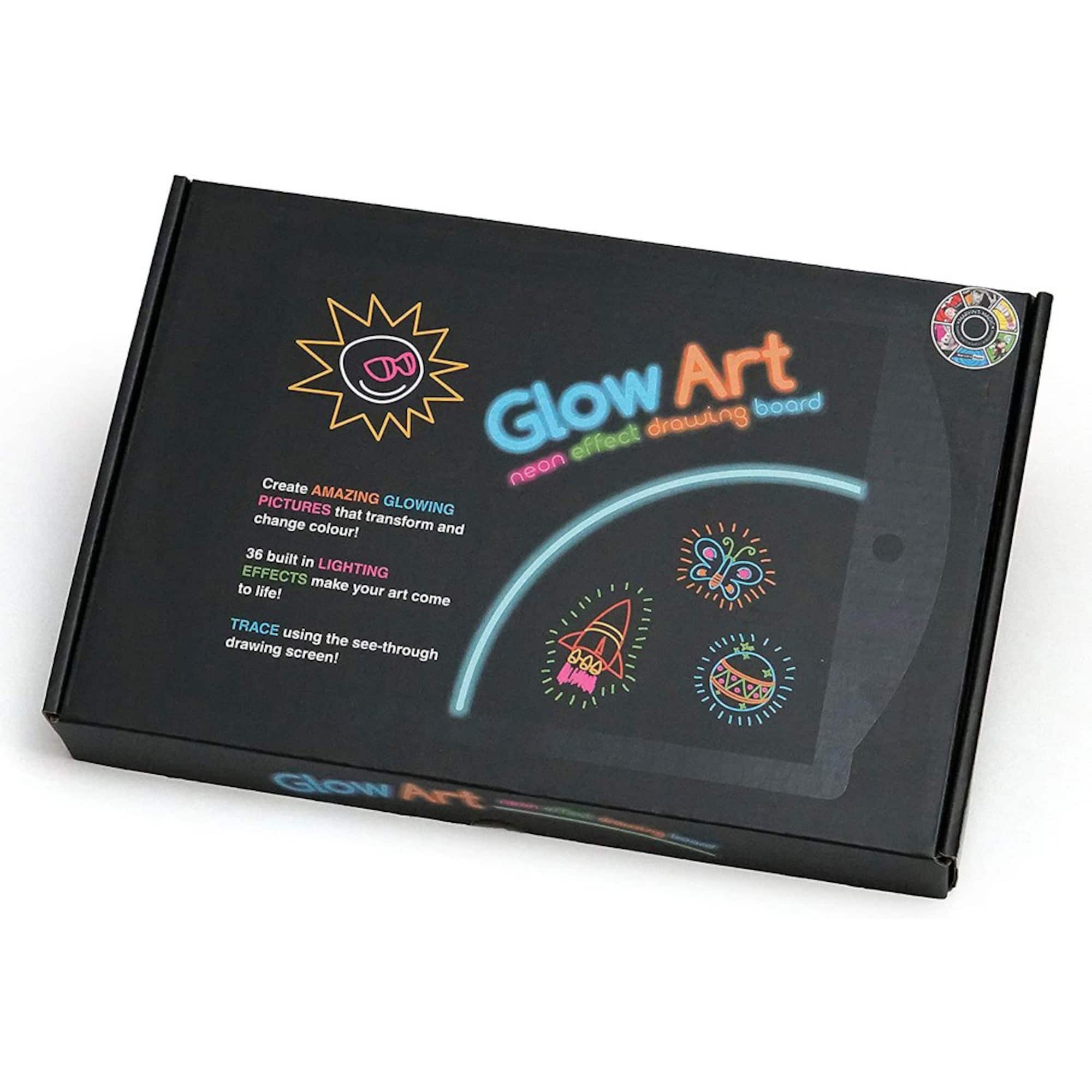 Marvin's Magic Glow Art Neon Effect Drawing Board